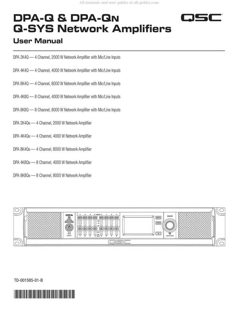 QSC DPA-Qn user manual