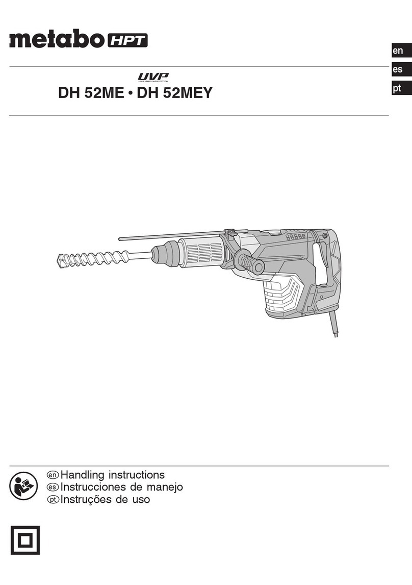 Metabo HPT DH 52ME User manual