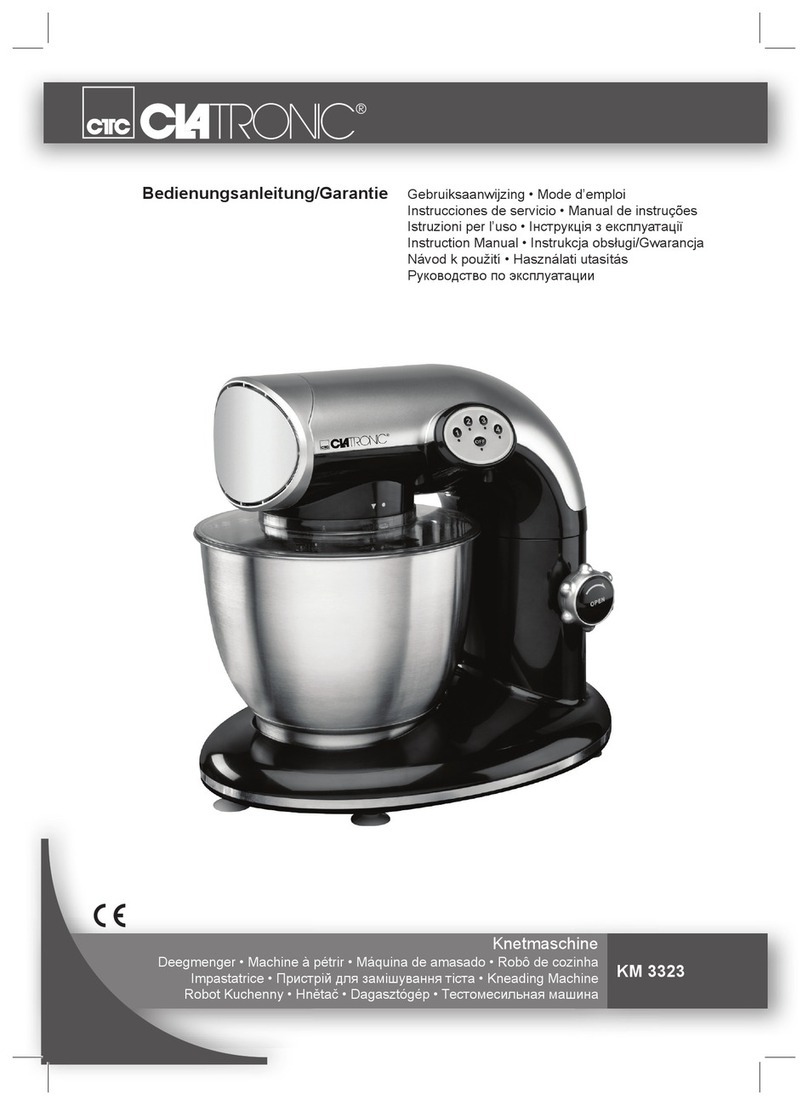 Clatronic KM 3323 User manual