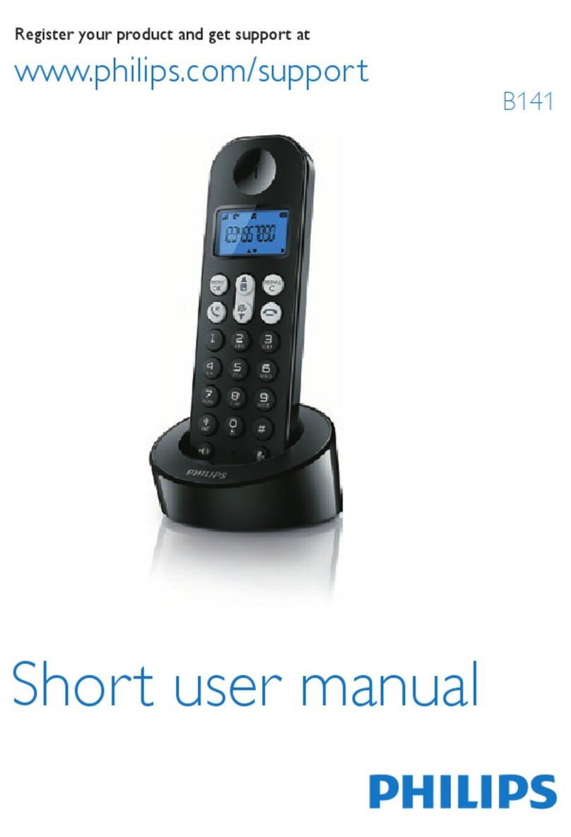 Philips B141 User manual