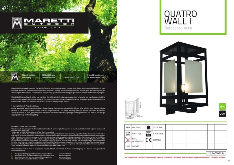 Maretti 14.1405.04.A User manual