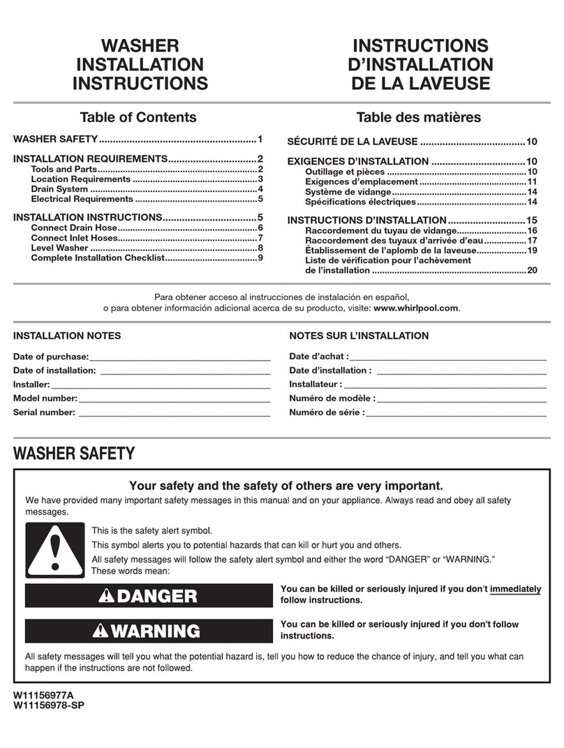 Maytag WFW8620HC User manual