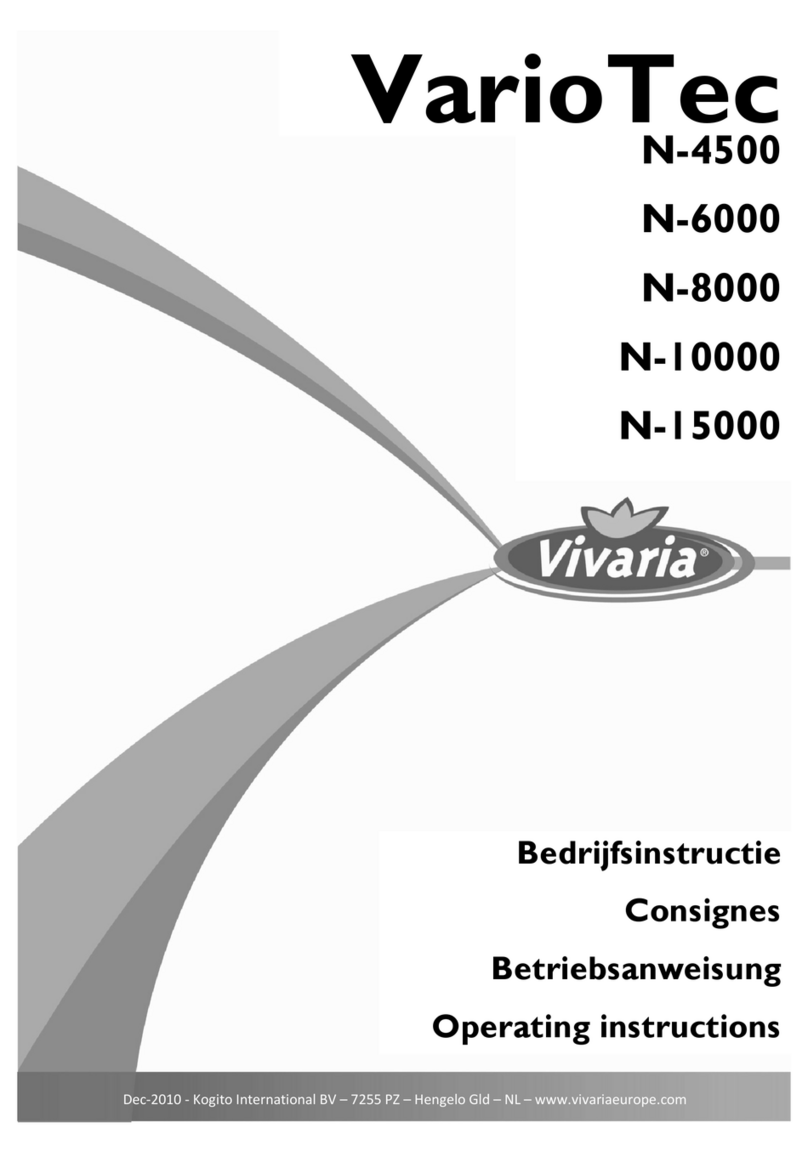 Vivaria VarioTec N-4500 operating instructions