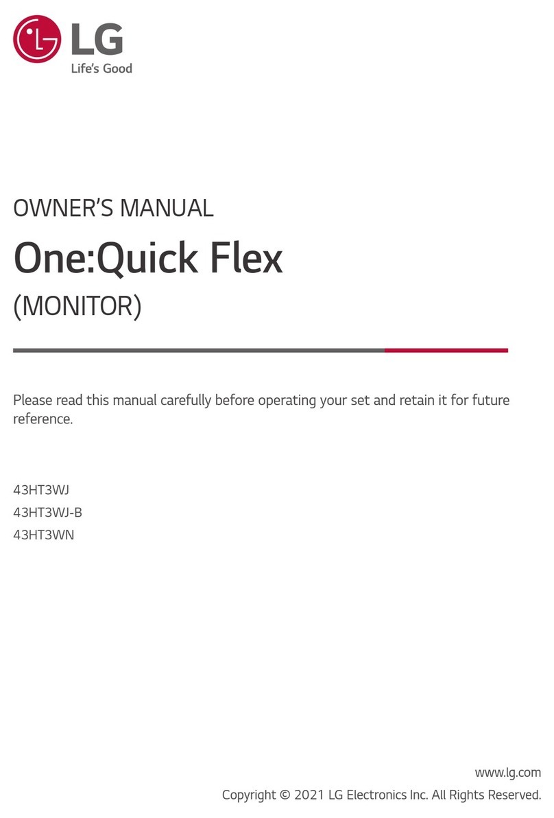 LG One:Quick Flex 43HT3WN User manual