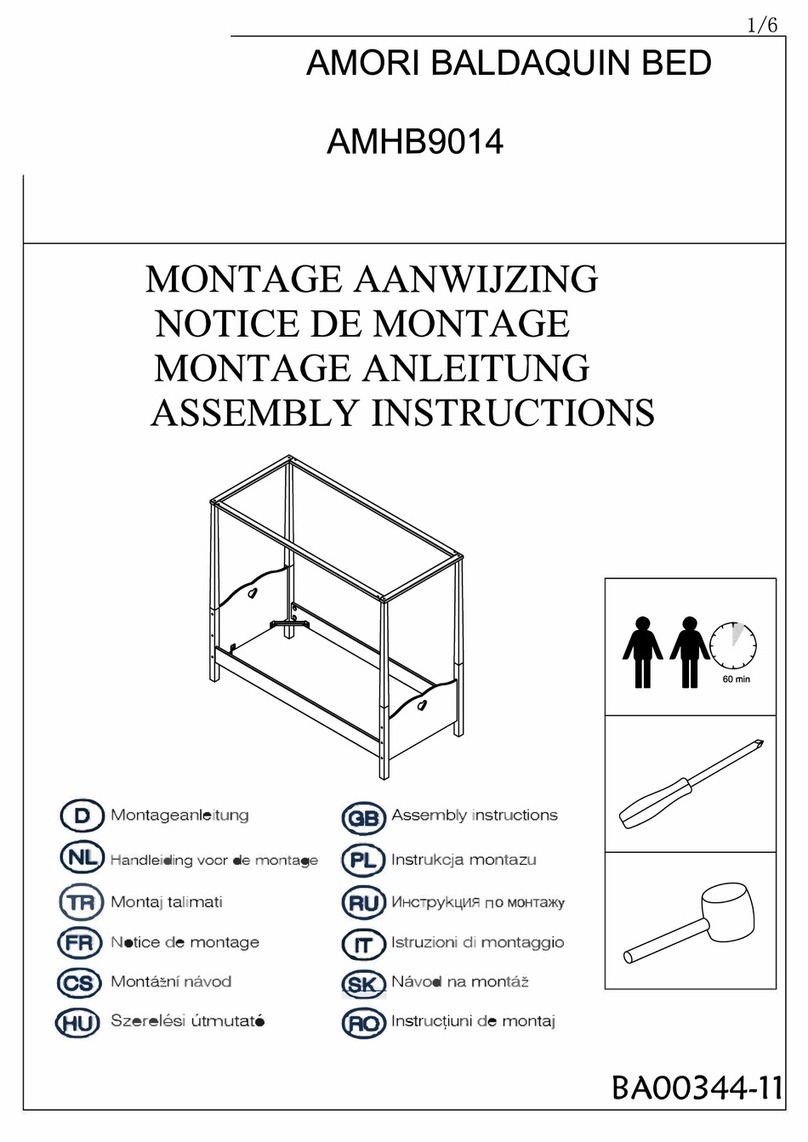 VIPACK AMORI AMHB9014 Assembly instructions