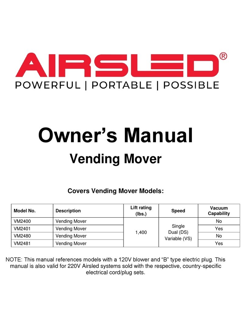 AIRSLED VM2480 owner's manual