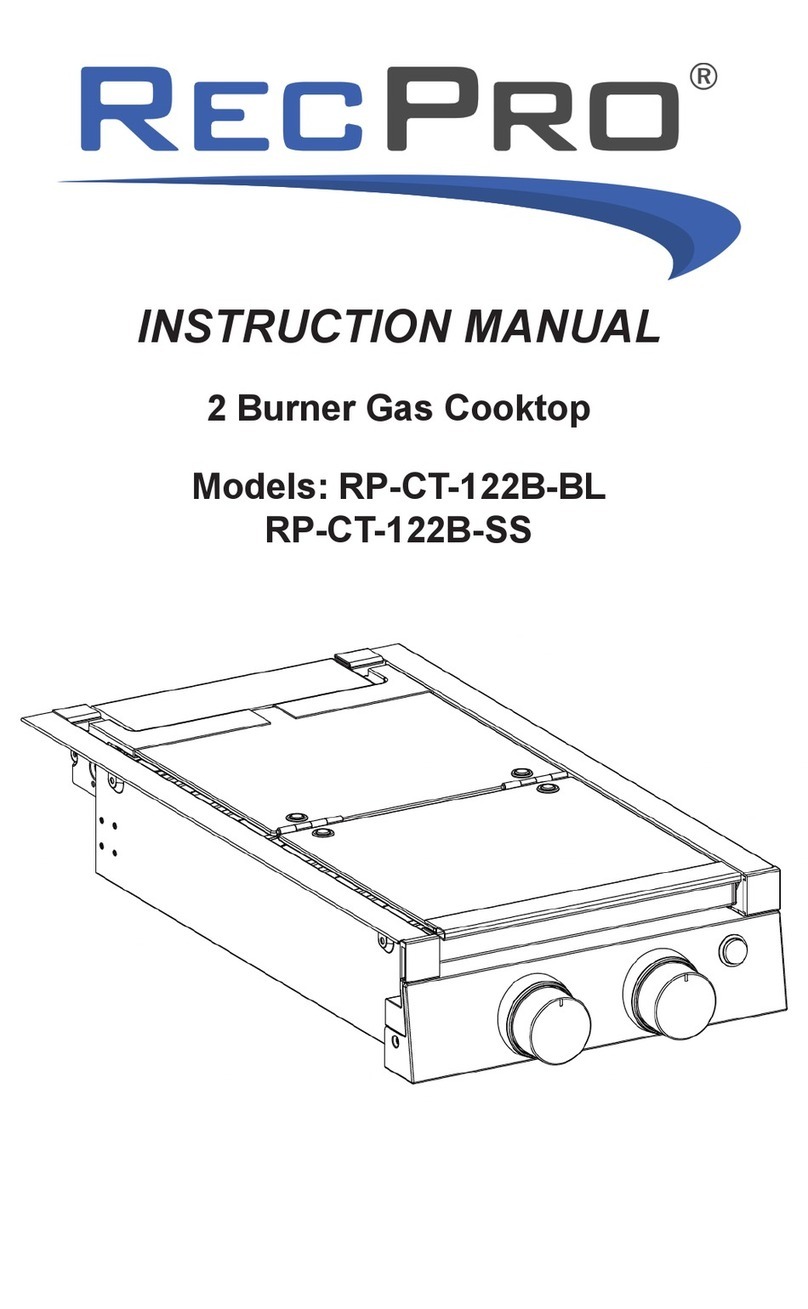 RecPro RP-CT-122B-BL instruction manual