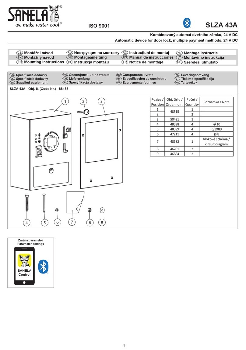 Sanela SLZA 43A User manual