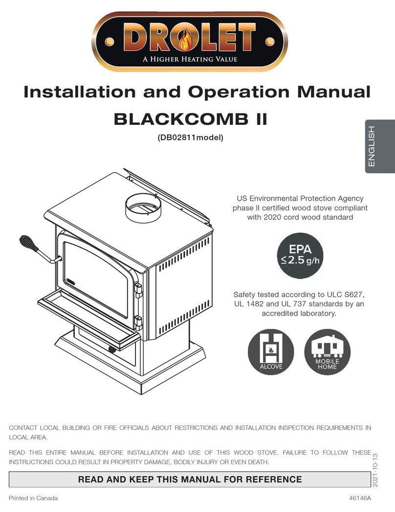 Drolet BLACKCOMB II User manual
