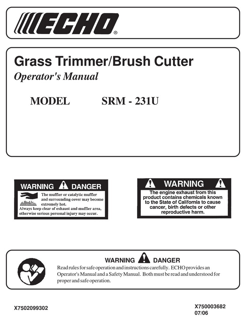 Echo SRM-231U User manual
