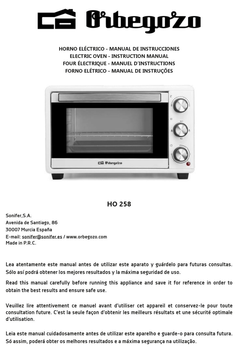 Orbegozo HO 258 instruction manual