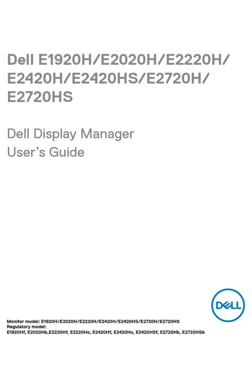Dell E2020H User manual