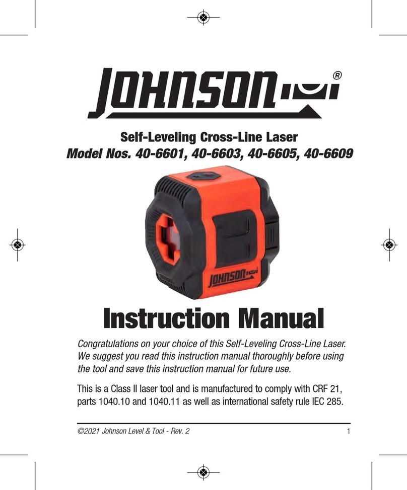 Johnson Level & Tool 40-6601 instruction manual