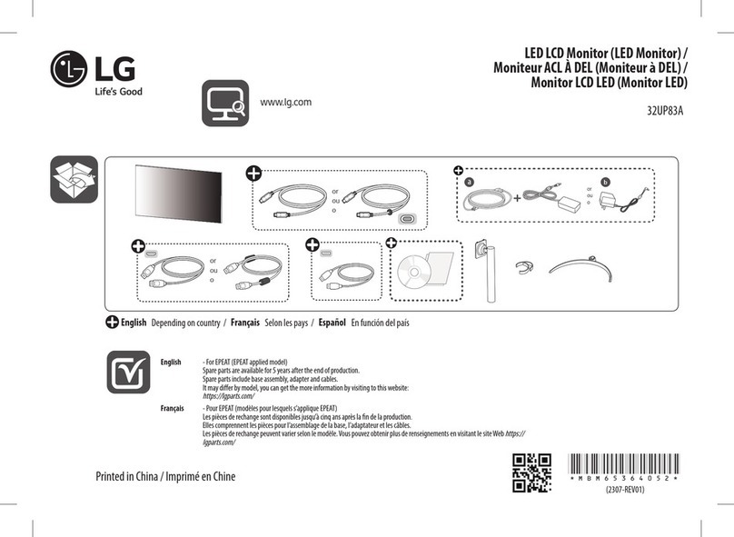 LG 32UP83A User manual