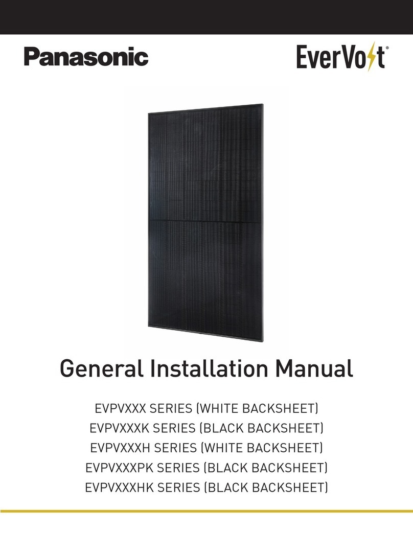 Panasonic EverVolt EVPV HK Series User manual