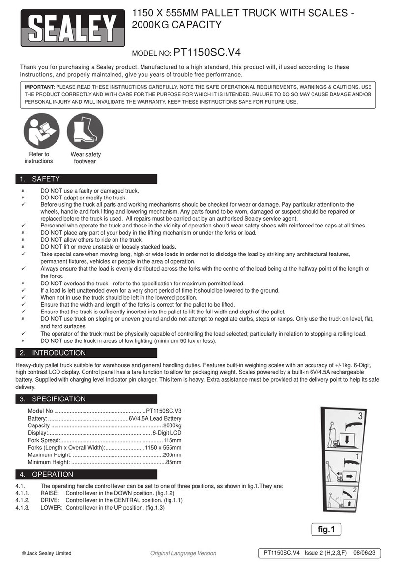 Sealey PT1150SC.V4 User manual