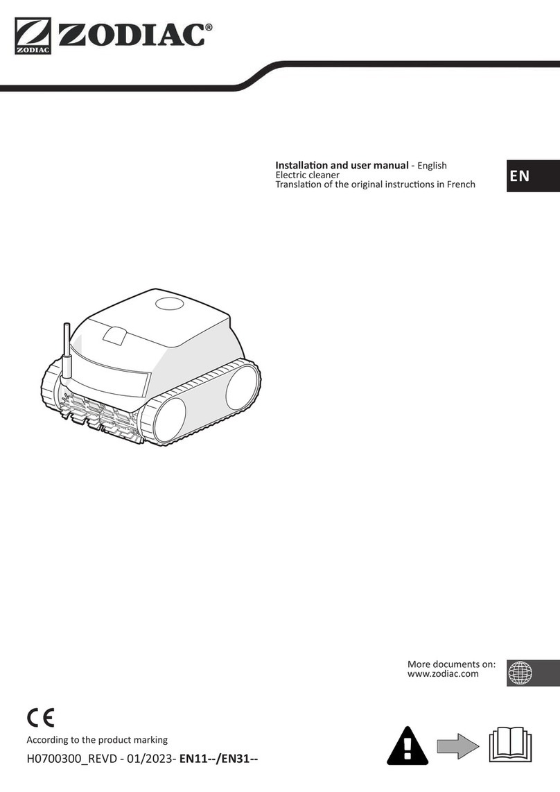 Zodiac VOYAGER RE 4100 Installation and user manual