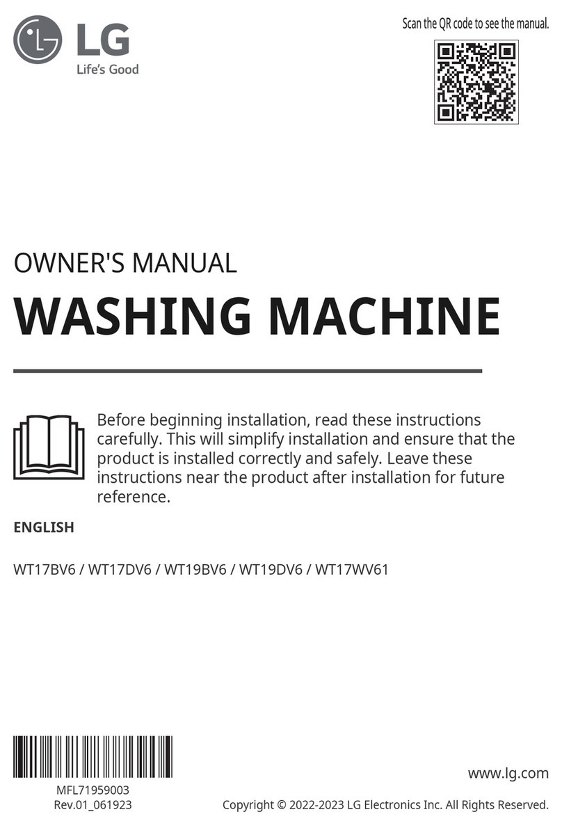 LG WT17BV6 owner's manual
