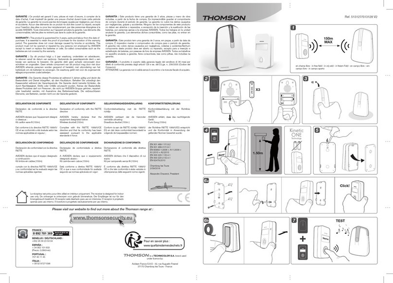 THOMSON 513127 User manual