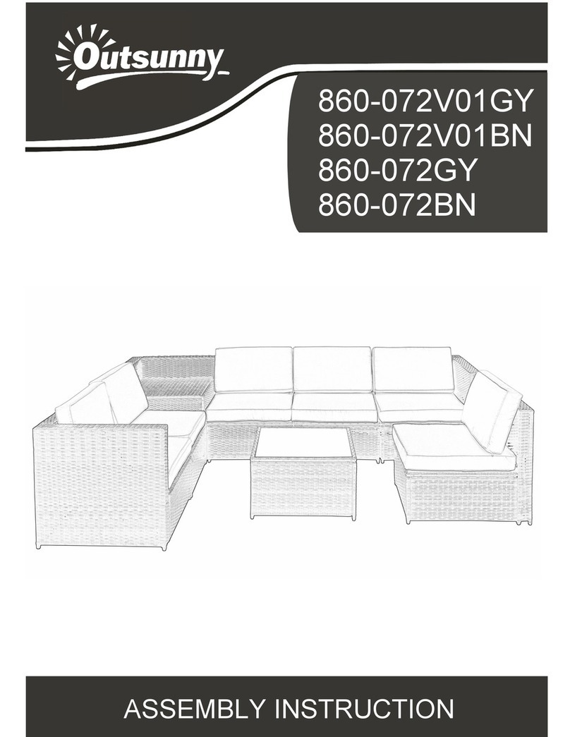 Outsunny 860-072V01GY User manual Outsunny 860-072V01GY User manual