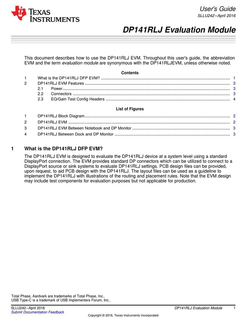 Texas Instruments DP141RLJ User manual