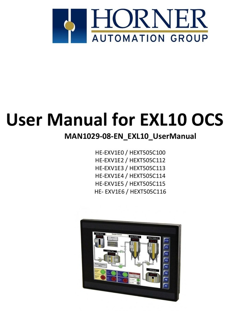 HORNER APG EXL10 OCS user manual