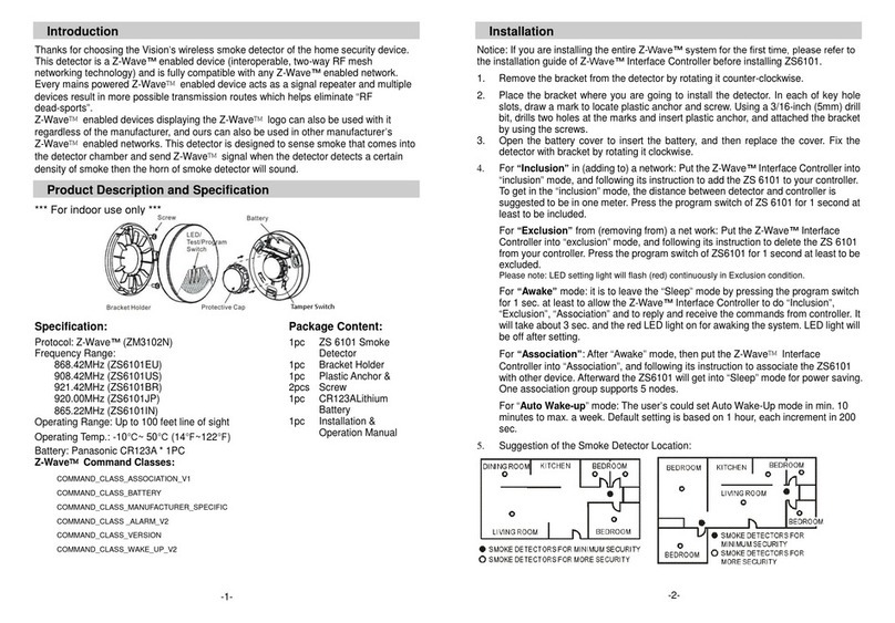 Vision ZS 6101 EU User manual