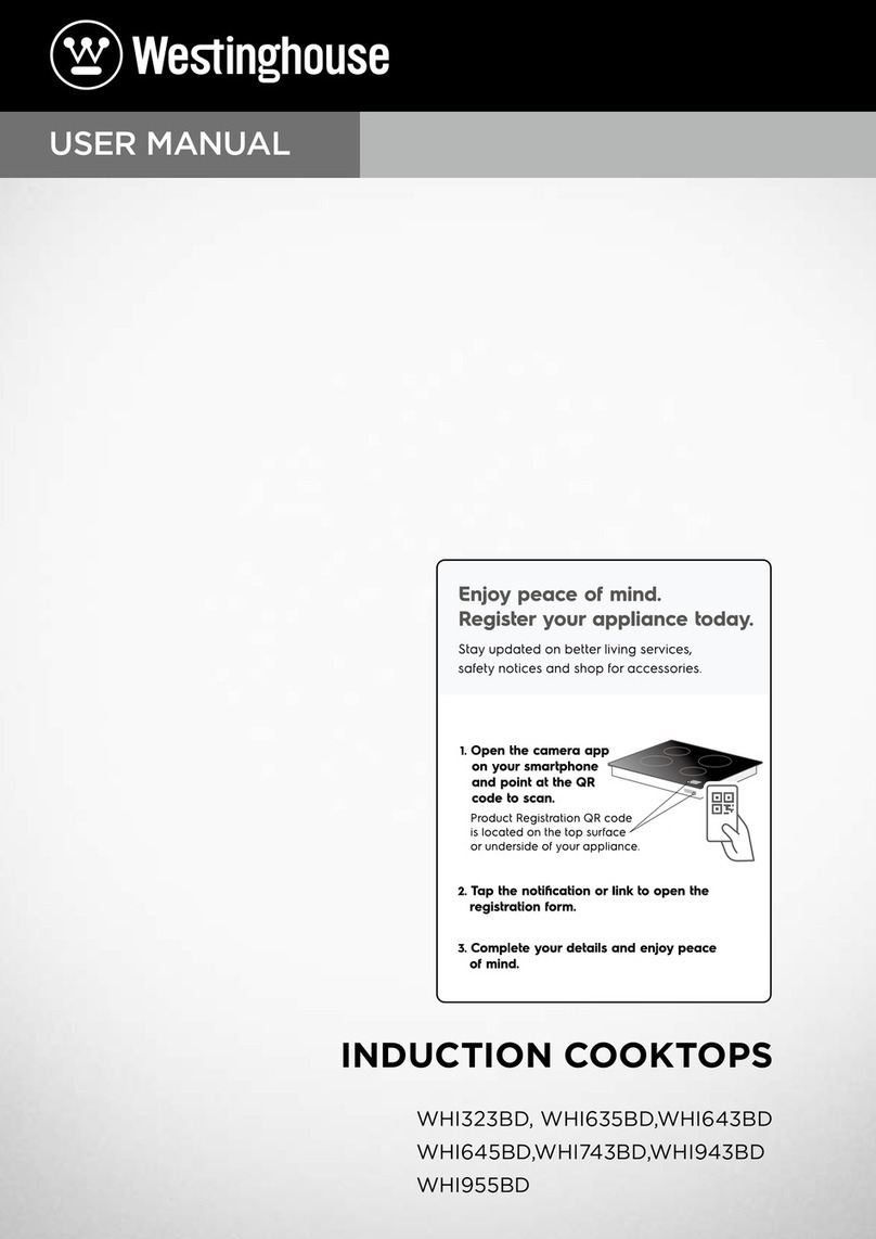 Westinghouse WHI323BD user manual