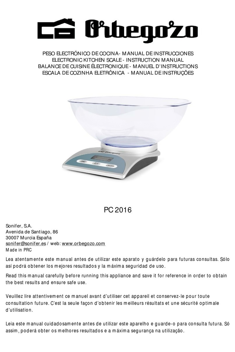 Orbegozo PC 2016 User manual