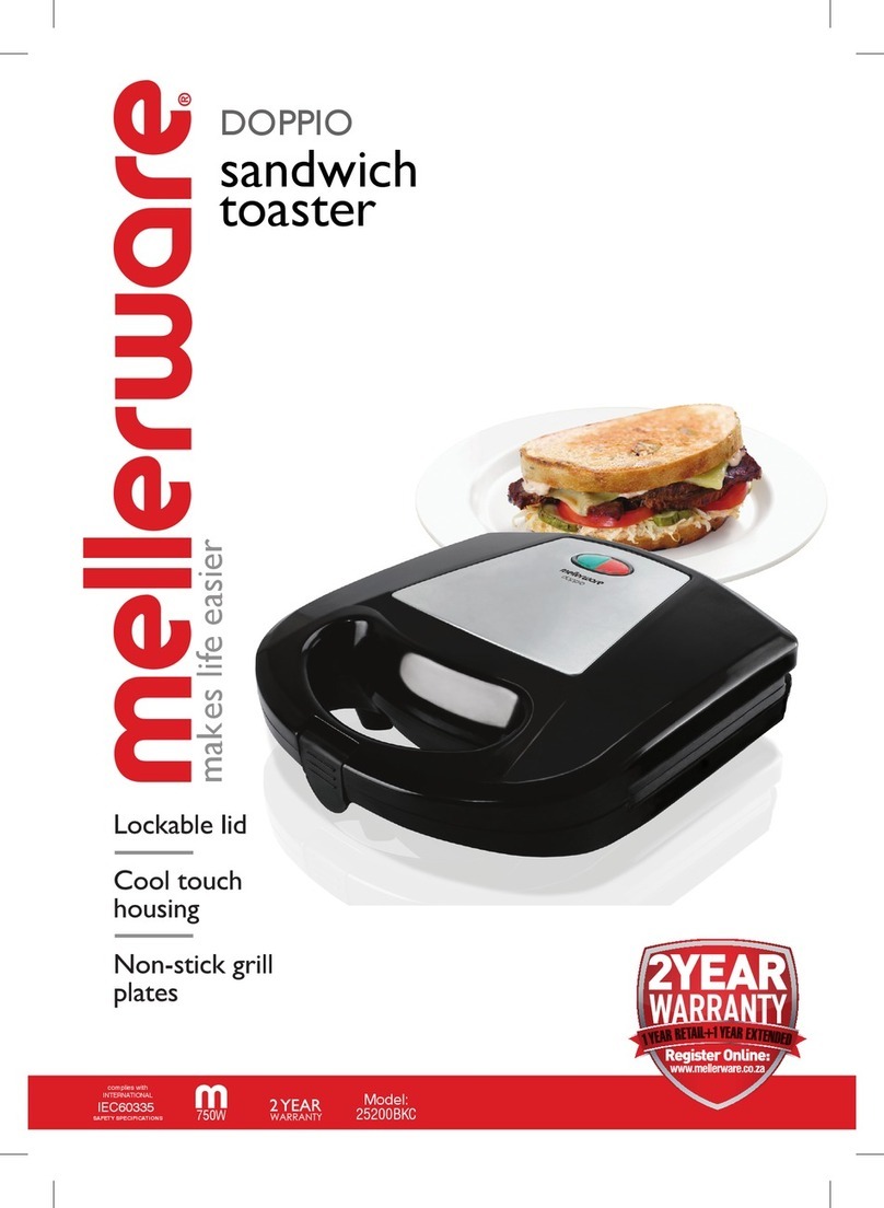 Mellerware DOPPIO 25200BKC User manual