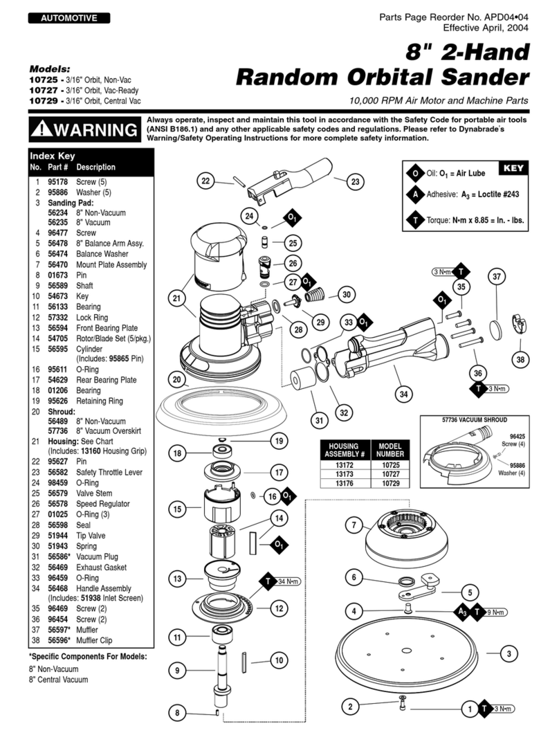 Dynabrade 10727 User manual