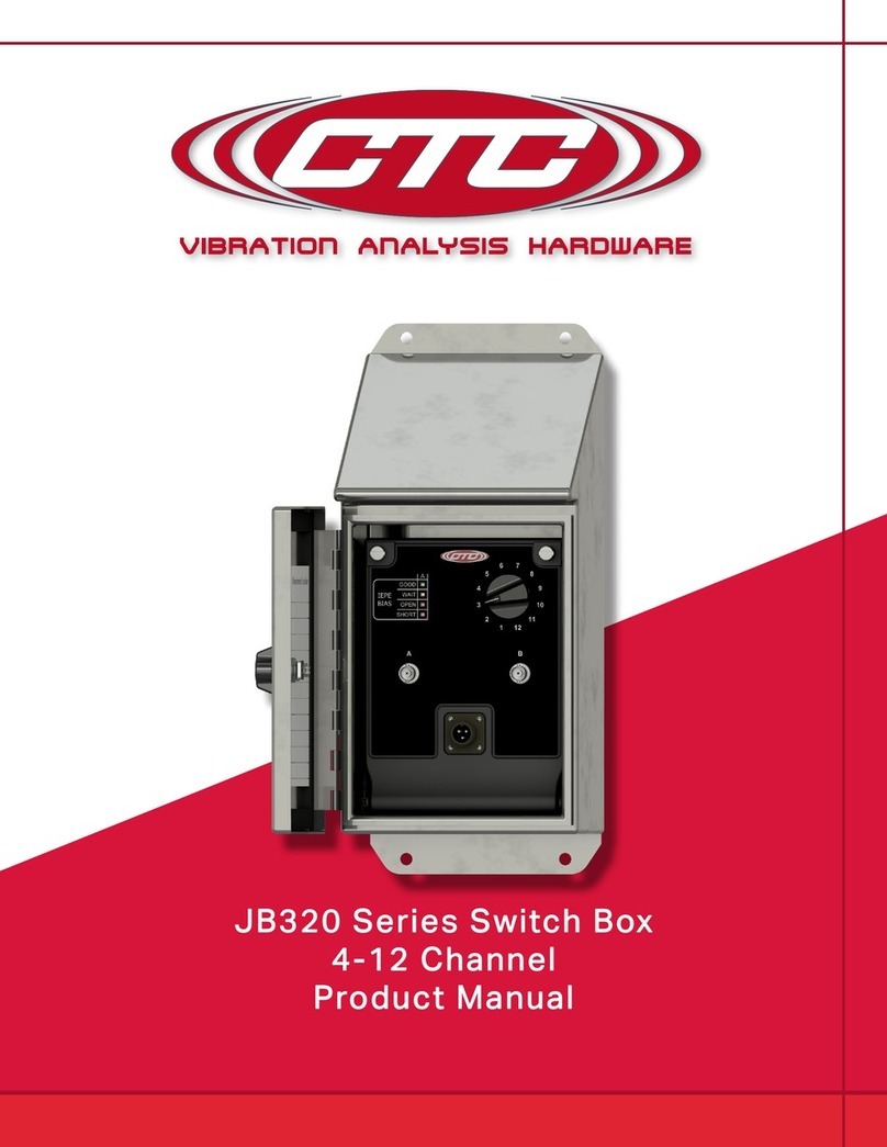 CTC Union JB320 Series product manual CTC Union JB320 Series product manual