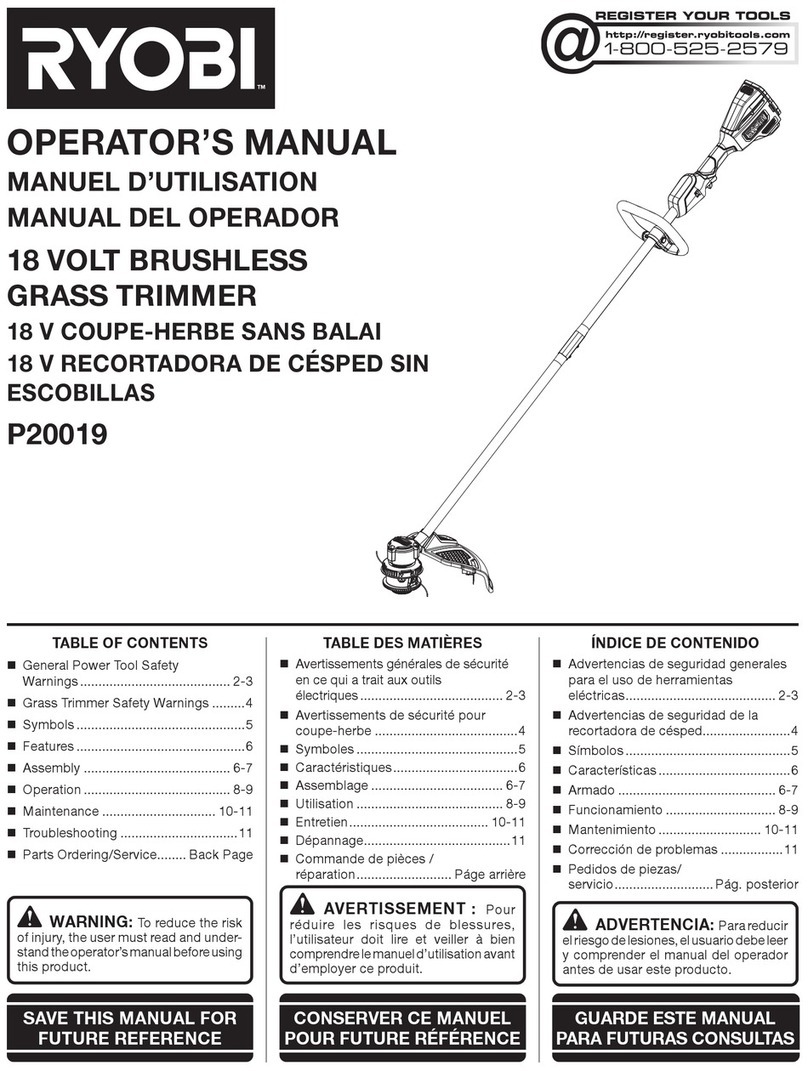 Ryobi P20190 User manual