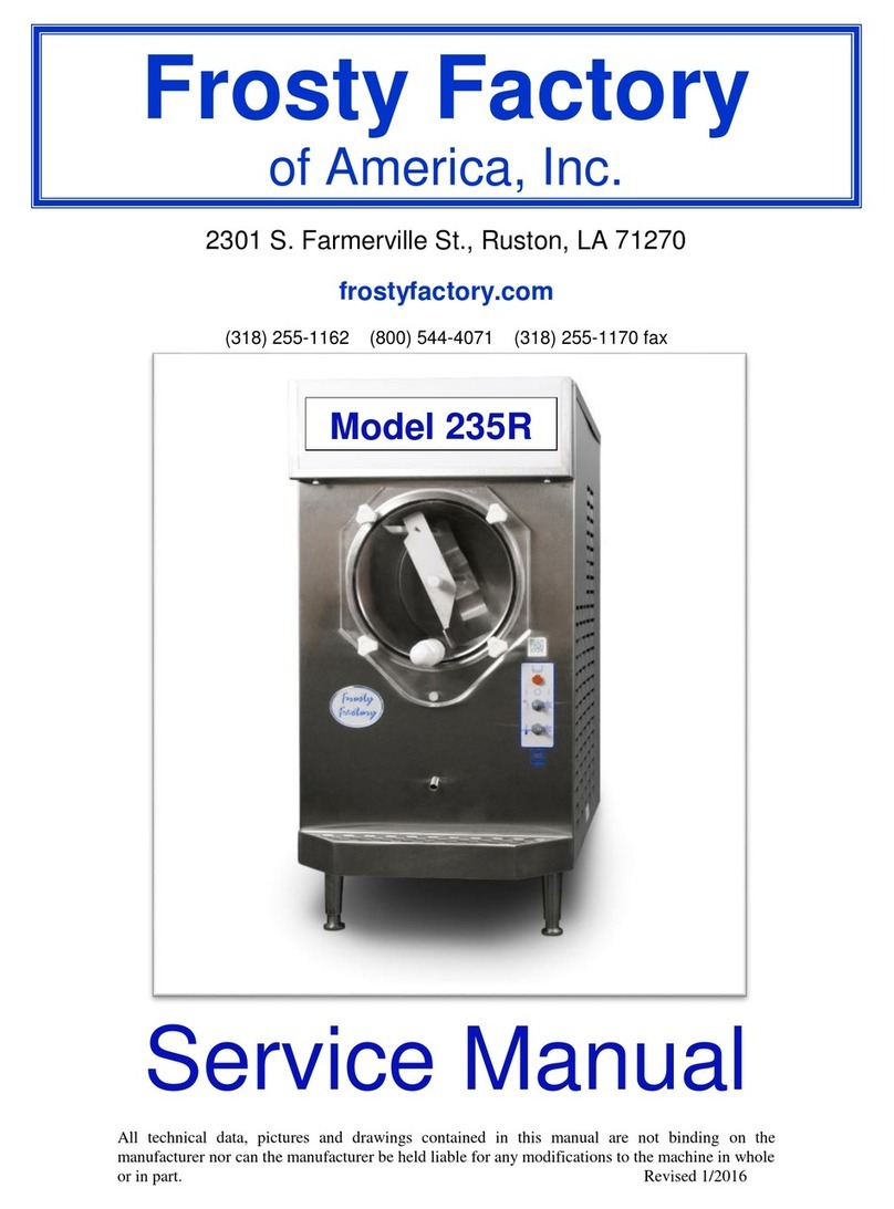 Frosty Factory 235R Service manual
