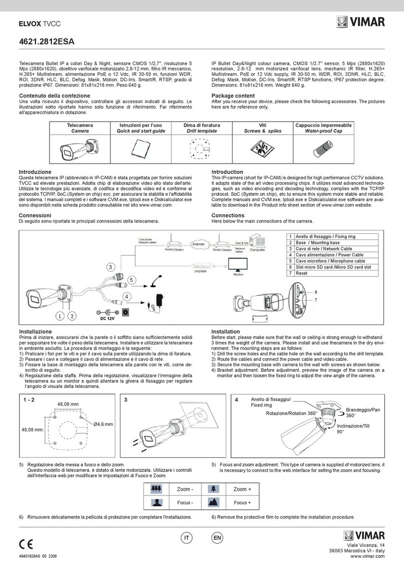 Vimar Elvocx 4621.2812ESA User manual