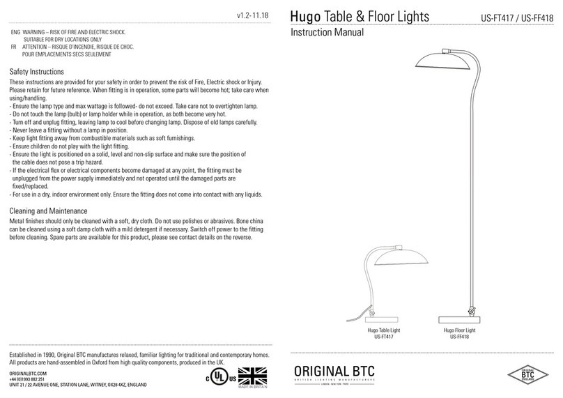 Original BTC Hugo instruction manual