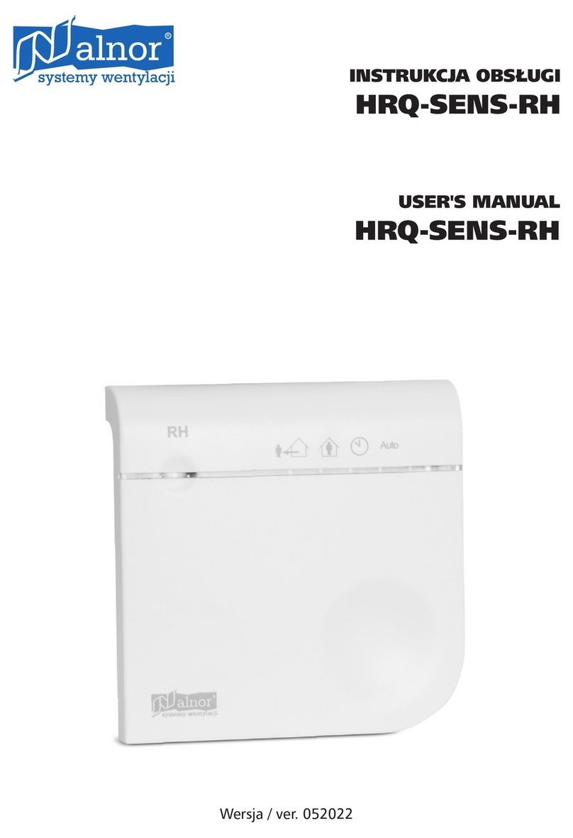Alnor HRQ-SENS-RH user manual