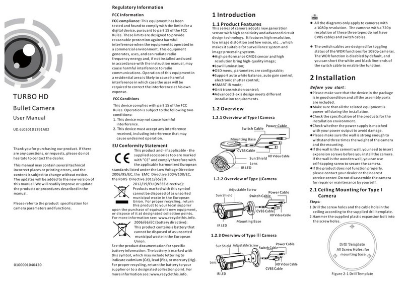 HIK VISION CT-AC303-MB-3-6mm User manual