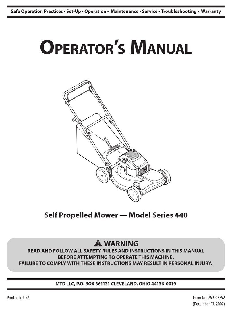 MTD 12A-446M001 Operator's manual