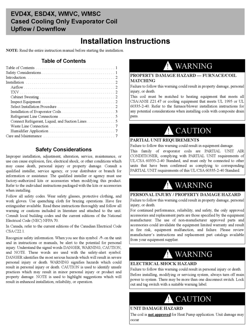 Carrier WMVC Series User manual