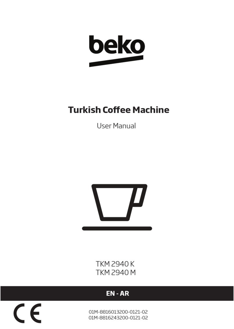 Beko TKM 2940 K user manual