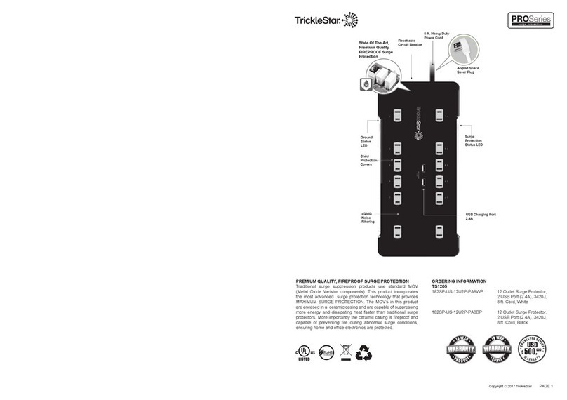 TrickleStar TS1205 manual