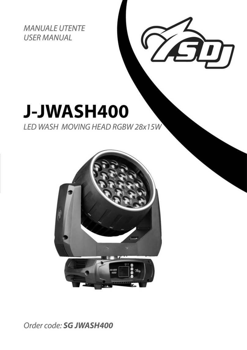 PROEL SDJ J-JWASH400 user manual