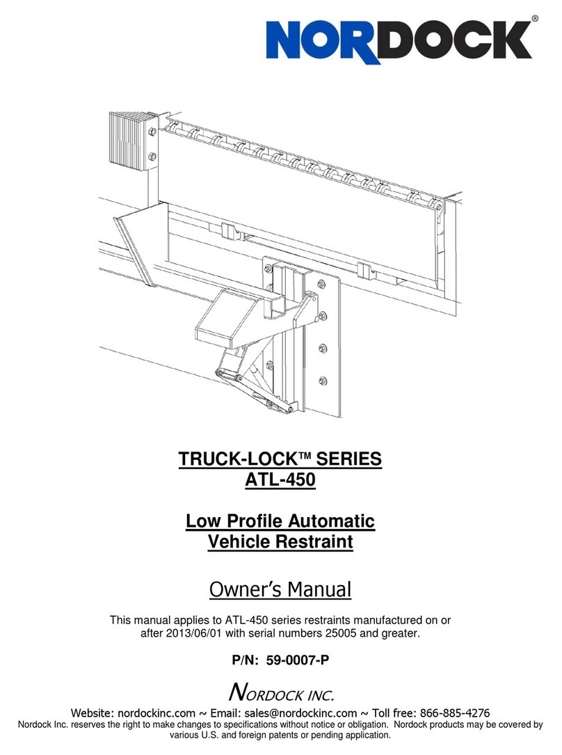 NORDOCK TRUCK-LOCK Series owner's manual