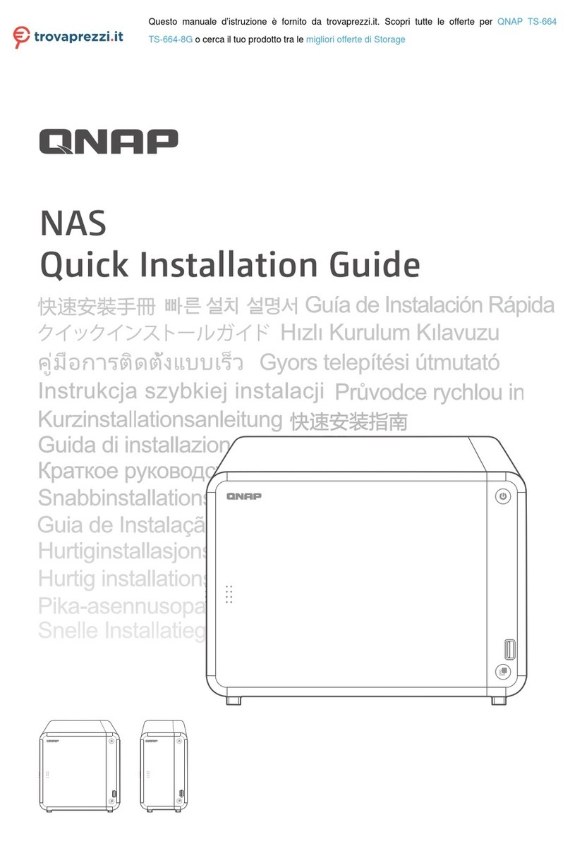QNAP TS-664-8G User manual