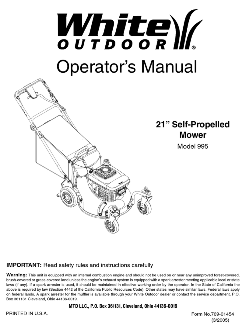 MTD 995 User manual