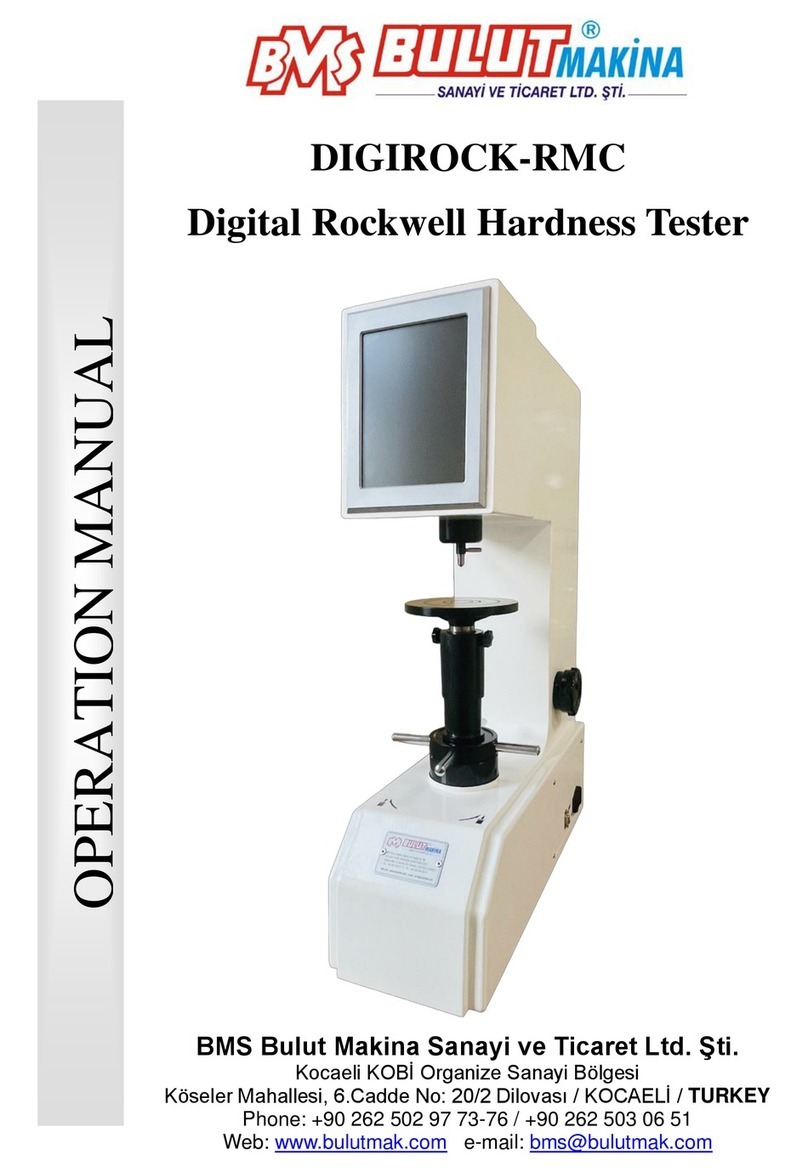 Bms Bulut Makina DIGIROCK-RMC User manual