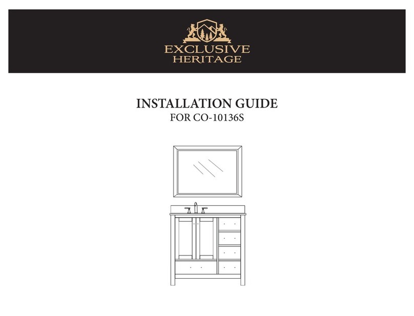 Exclusive Heritage CO-10136S installation guide