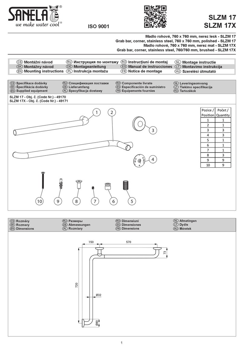 Sanela SLZM 17 User manual