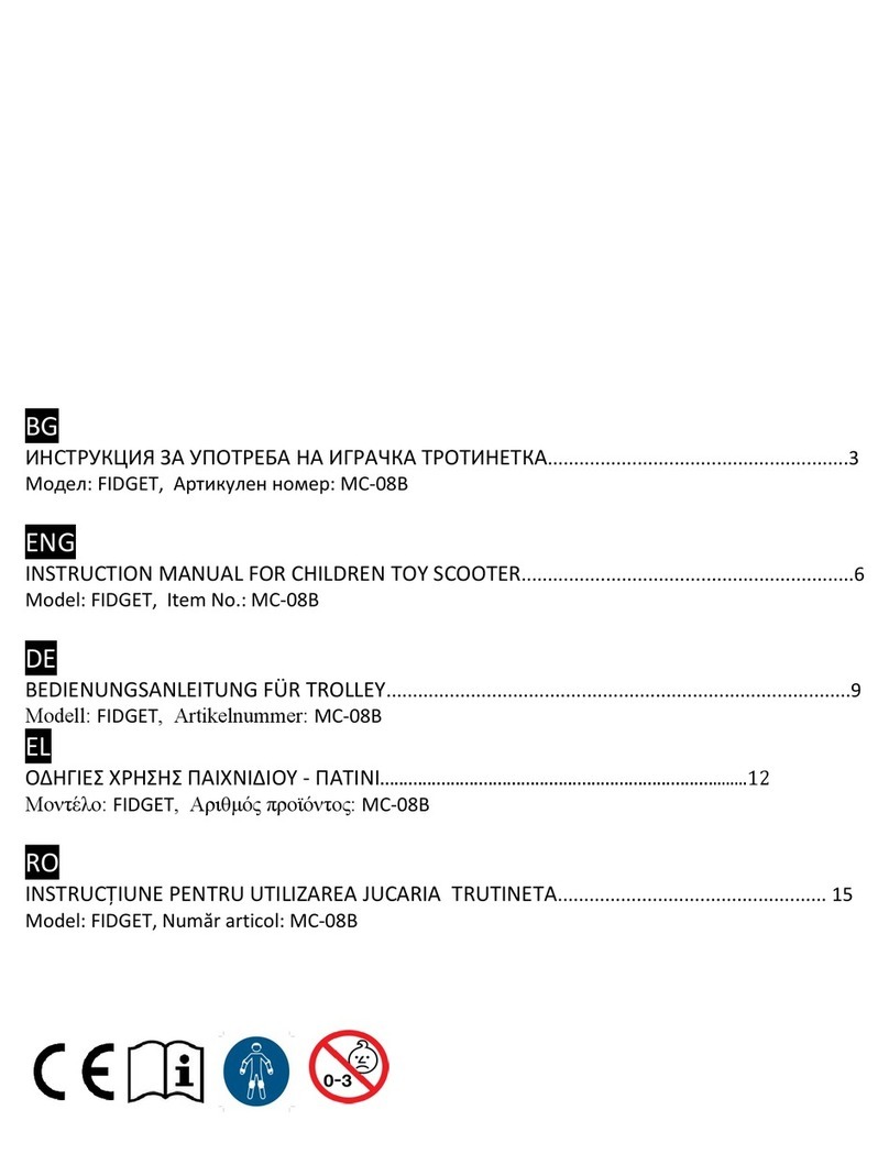 Moni FIDGET instruction manual